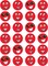Scratch 'n Sniff Stinky Stickers® Red Smiles – Strawberry Scent, 96 Count Fun Reward Stickers